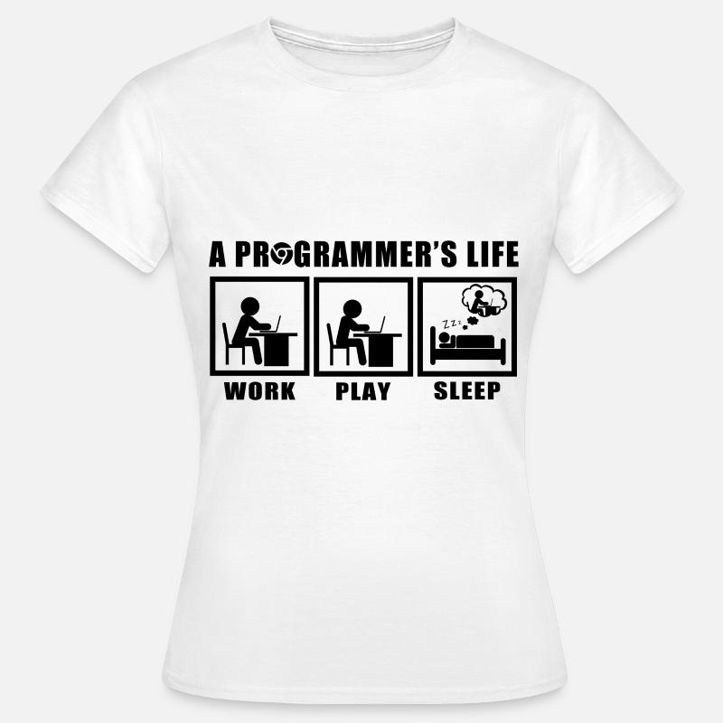Programmierer - Frauen T-Shirt - Weiß
