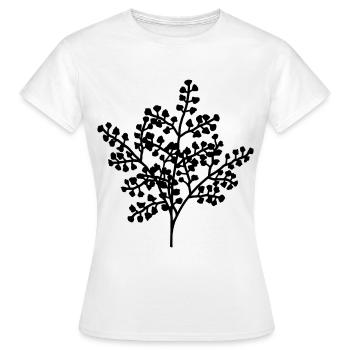 Bouquet de fleurs floral - T-shirt Femme - blanc - Devant - AI Model Female 172 dark (172cm)