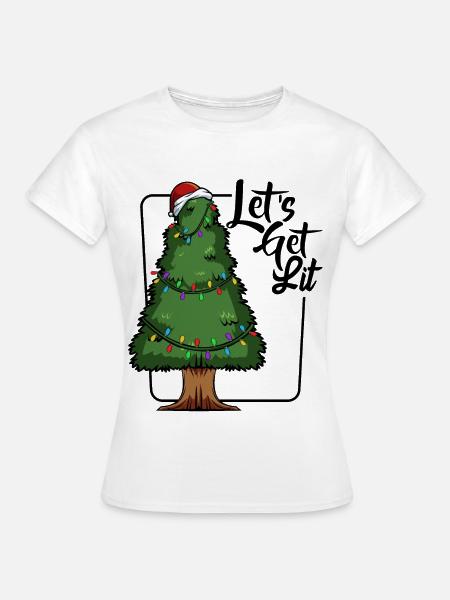Weihnachtsbaum - Frauen T-Shirt - Weiß