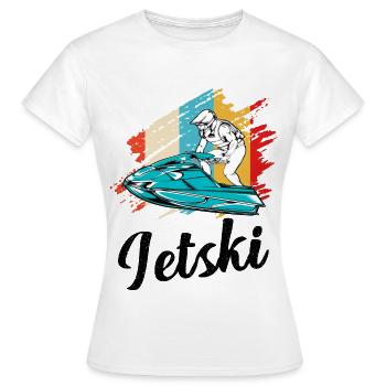 Jetski - Frauen T-Shirt - Weiß - Vorne - AI Model Female 172 dark (172cm)