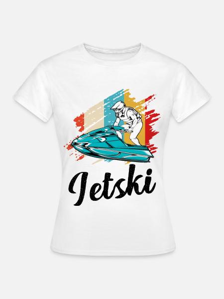 Jetski - Frauen T-Shirt - Weiß