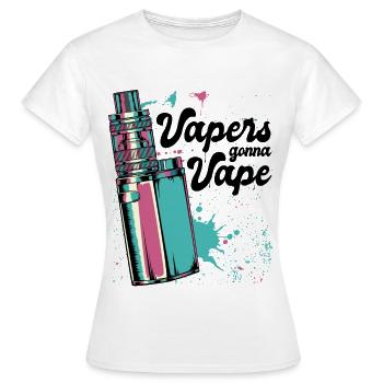 Vape - Frauen T-Shirt - Weiß - Vorne - AI Model Female 172 dark (172cm)