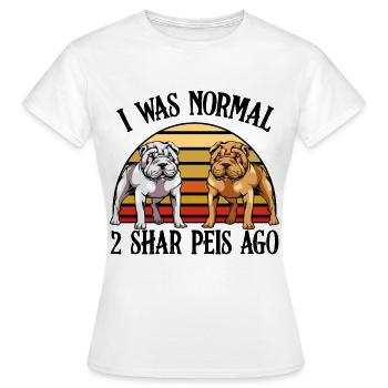 Shar Pei - Frauen T-Shirt - Weiß - Vorne - AI Model Female 172 dark (172cm)