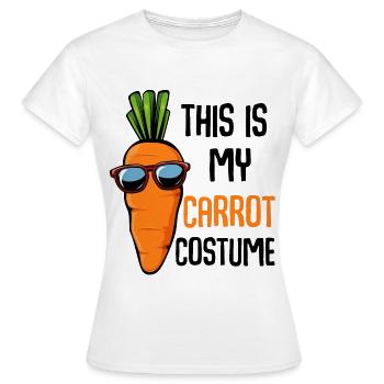 Carotte carotte - T-shirt Femme - blanc - Devant - AI Model Female 172 dark (172cm)