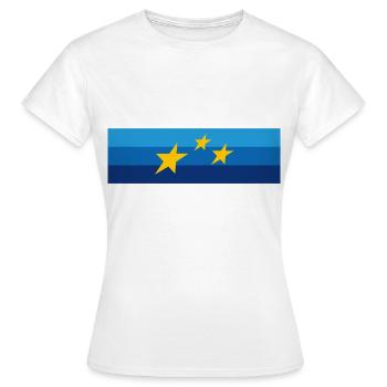 European Champ - Women's T-Shirt - white - Front - AI Model Female 172 dark (172cm)