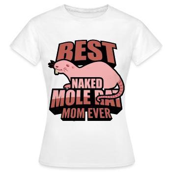 Chiot de sable - T-shirt Femme - blanc - Devant - AI Model Female 172 dark (172cm)