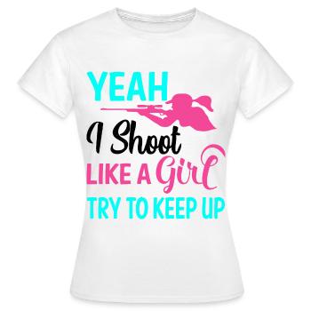 Shooting - Women's T-Shirt - white - Front - AI Model Female 172 dark (172cm)