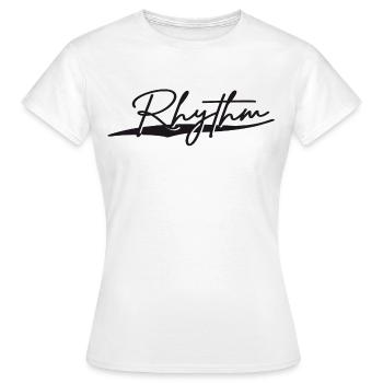 Rythme Musique Music Dancer danse - T-shirt Femme - blanc - Devant - AI Model Female 172 dark (172cm)