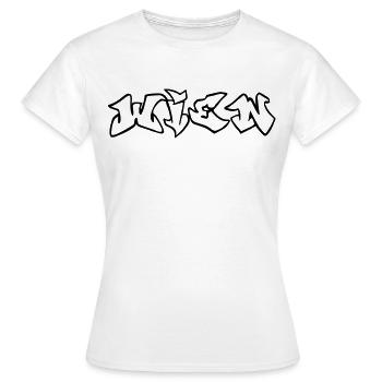 Wien - Frauen T-Shirt - Weiß - Vorne - AI Model Female 172 dark (172cm)