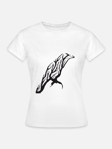 schwarzer Rabe - Frauen T-Shirt - Weiß