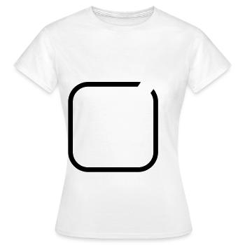 haken symbol - Frauen T-Shirt - Weiß - Vorne - AI Model Female 172 dark (172cm)