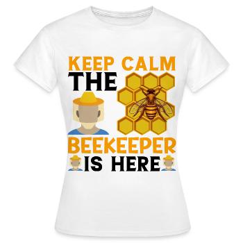 Apiculture Cours d’apiculture Association des apiculteurs Apiculteurs - T-shirt Femme - blanc - Devant - AI Model Female 172 dark (172cm)
