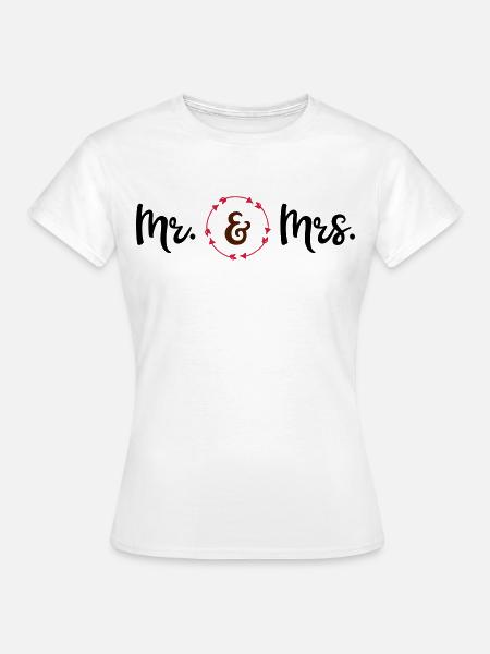 Hochzeit - Frauen T-Shirt - Weiß