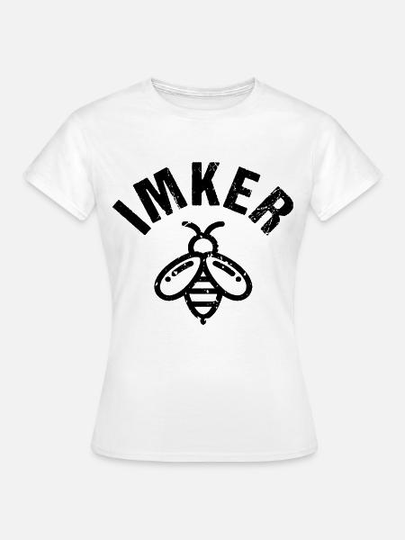 Imker Honigbiene - Frauen T-Shirt - Weiß