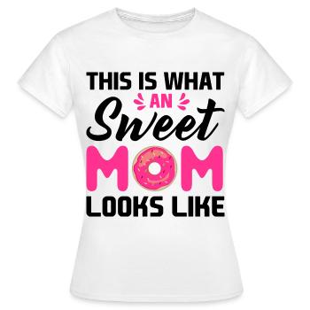 Idée cadeau de mère pour la fête des mères Meilleure mère - T-shirt Femme - blanc - Devant - AI Model Female 172 dark (172cm)