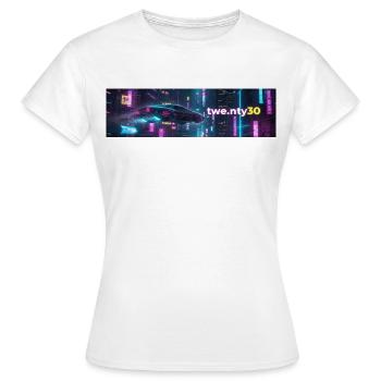 Opening Design - Women's T-Shirt - white - Front - AI Model Female 172 dark (172cm)
