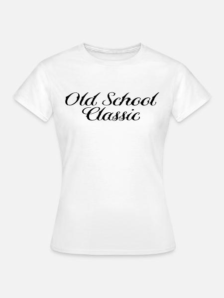 Old School classic Basic Design - Women's T-Shirt - white