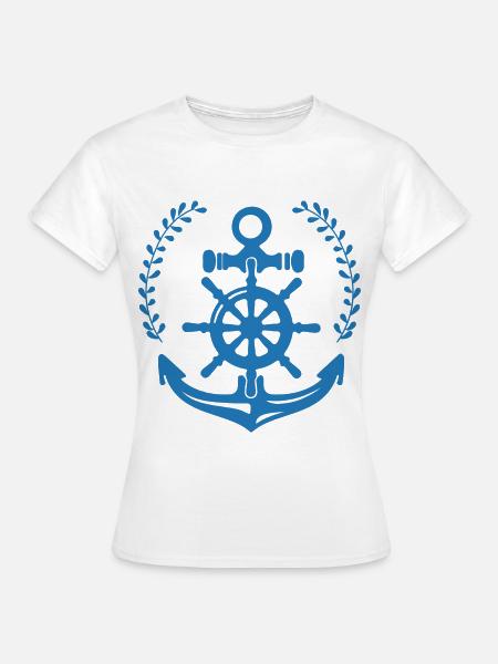 Anker - Anchor - Maritim - Nautik - Frauen T-Shirt - Weiß