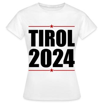 Tyrol 2024 - Women's T-Shirt - white - Front - AI Model Female 172 dark (172cm)