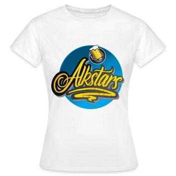 Alkstars Party Crew Sauftour - Frauen T-Shirt - Weiß - Vorne - AI Model Female 172 dark (172cm)