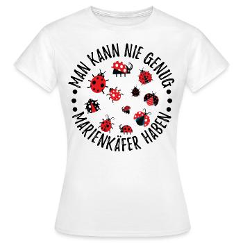 Marienkäfer Flügel Marienkäferflügel Maikäfer - Frauen T-Shirt - Weiß - Vorne - AI Model Female 172 dark (172cm)