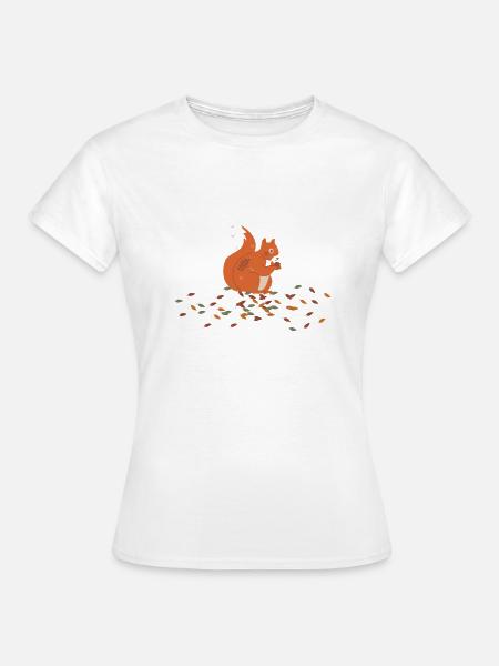 Eichhörnchen - Frauen T-Shirt - Weiß
