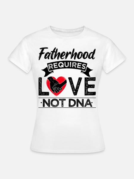 Stiefvater Fatherhood Geschenk - Frauen T-Shirt - Weiß