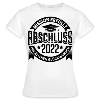 Schulabschluss Abschluss 2022 - Frauen T-Shirt - Weiß - Vorne - AI Model Female 172 dark (172cm)