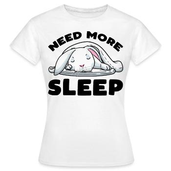 Lapin Blanc Lapin - T-shirt Femme - blanc - Devant - AI Model Female 172 dark (172cm)