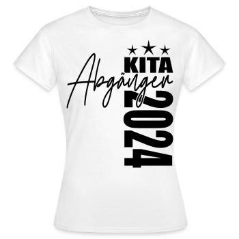 Kita Abgänger 2024 - Frauen T-Shirt - Weiß - Vorne - AI Model Female 172 dark (172cm)