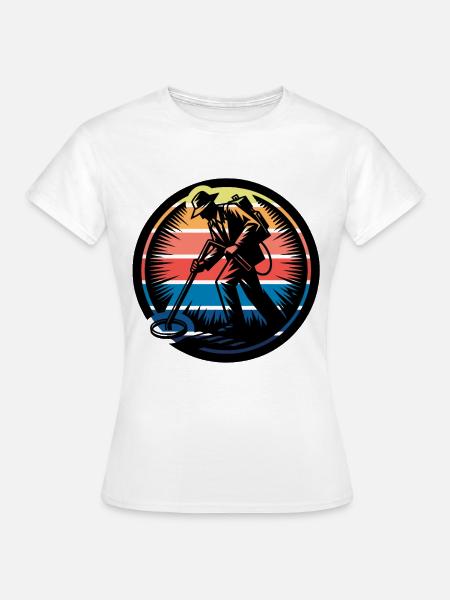 Sondeln Metalldetektor - Frauen T-Shirt - Weiß