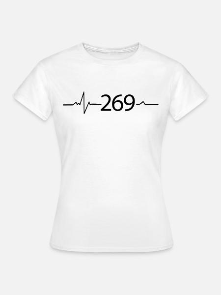 269 - RESPECT LIFE - Frauen T-Shirt - Weiß