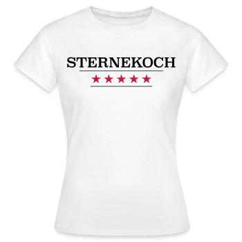 Sternekoch - Frauen T-Shirt - Weiß - Vorne - AI Model Female 172 dark (172cm)