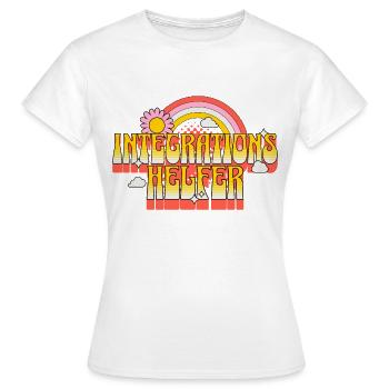 Assistante d’intégration I-Helper School KiTa Blume - T-shirt Femme - blanc - Devant - AI Model Female 172 dark (172cm)