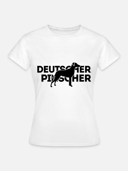 Deutscher Pinscher - Frauen T-Shirt - Weiß