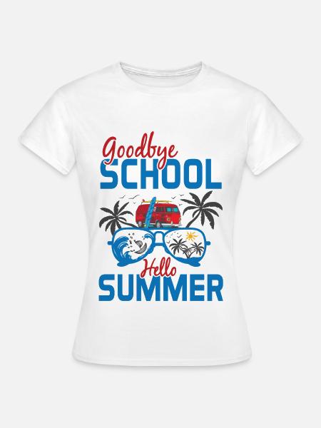 Sommerferien - Super Geschenk - Frauen T-Shirt - Weiß