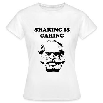 Karl Marx - Women's T-Shirt - white - Front - AI Model Female 172 dark (172cm)