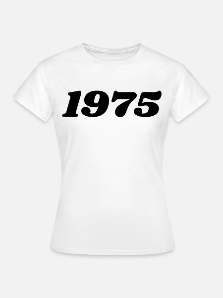 1975 - Frauen T-Shirt - Weiß