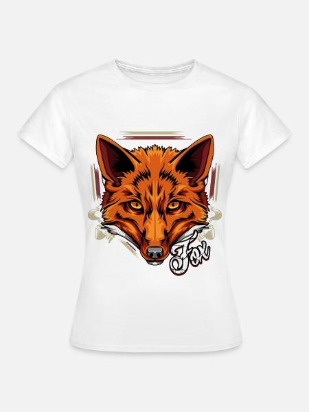 Fuchs - Frauen T-Shirt - Weiß