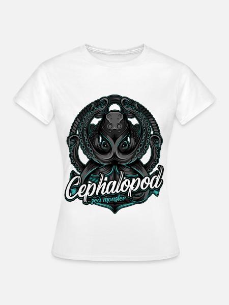 Oktopus - Frauen T-Shirt - Weiß