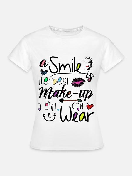 Make-Up - Frauen T-Shirt - Weiß