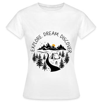désert - T-shirt Femme - blanc - Devant - AI Model Female 172 dark (172cm)