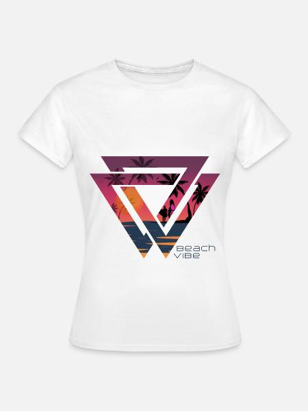 Strand - Frauen T-Shirt - Weiß