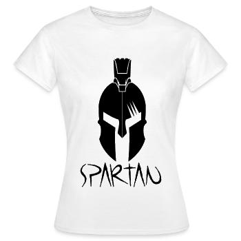 Spartan - Women's T-Shirt - white - Front - AI Model Female 172 dark (172cm)