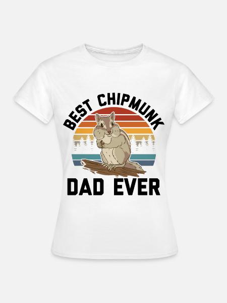Streifenhörnchen - Frauen T-Shirt - Weiß