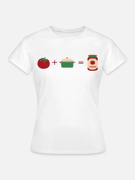 Tomatensauce - Frauen T-Shirt - Weiß