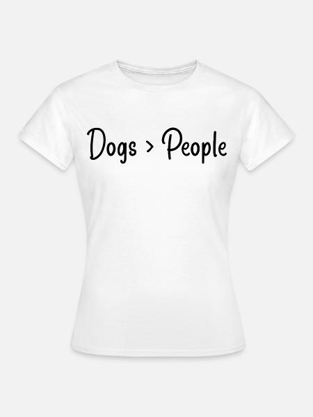 Hundeliebhaber - Frauen T-Shirt - Weiß