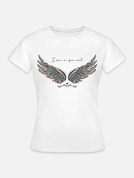 Ich bin eine freie Seele - Frauen T-Shirt - Weiß