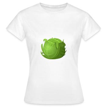 Chou - T-shirt Femme - blanc - Devant - AI Model Female 172 dark (172cm)