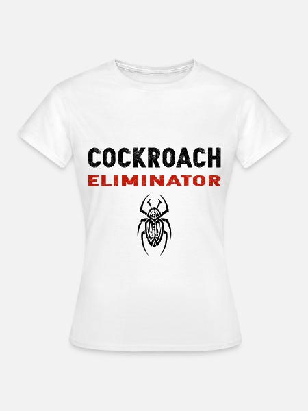 Kakerlaken Reiniger - Frauen T-Shirt - Weiß